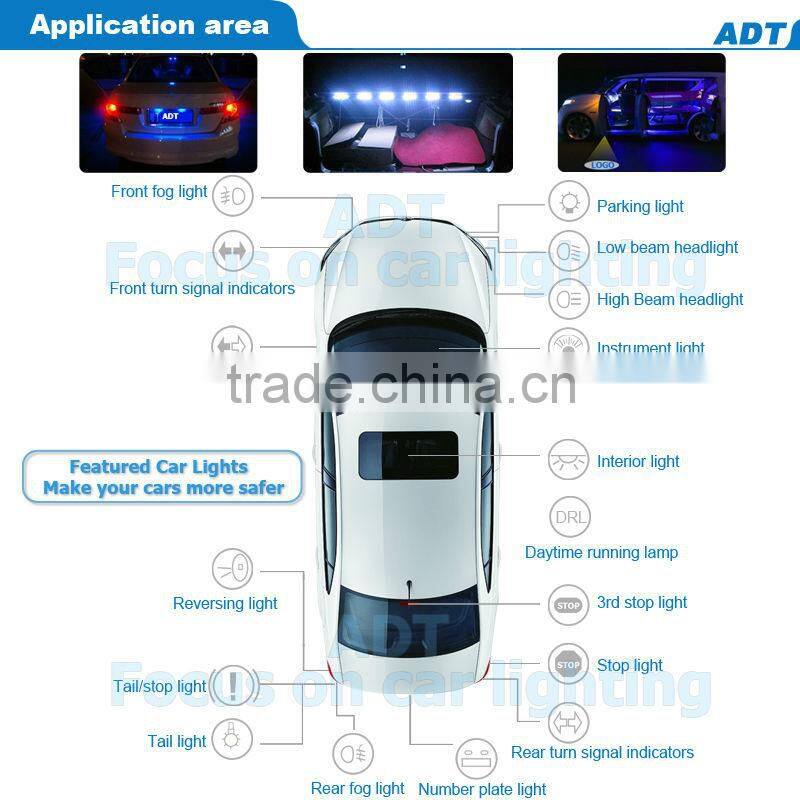 131MM 4 Ring 5050 SMD LED Halo Ring Kit For BMW E36 E46 E39 With Projector