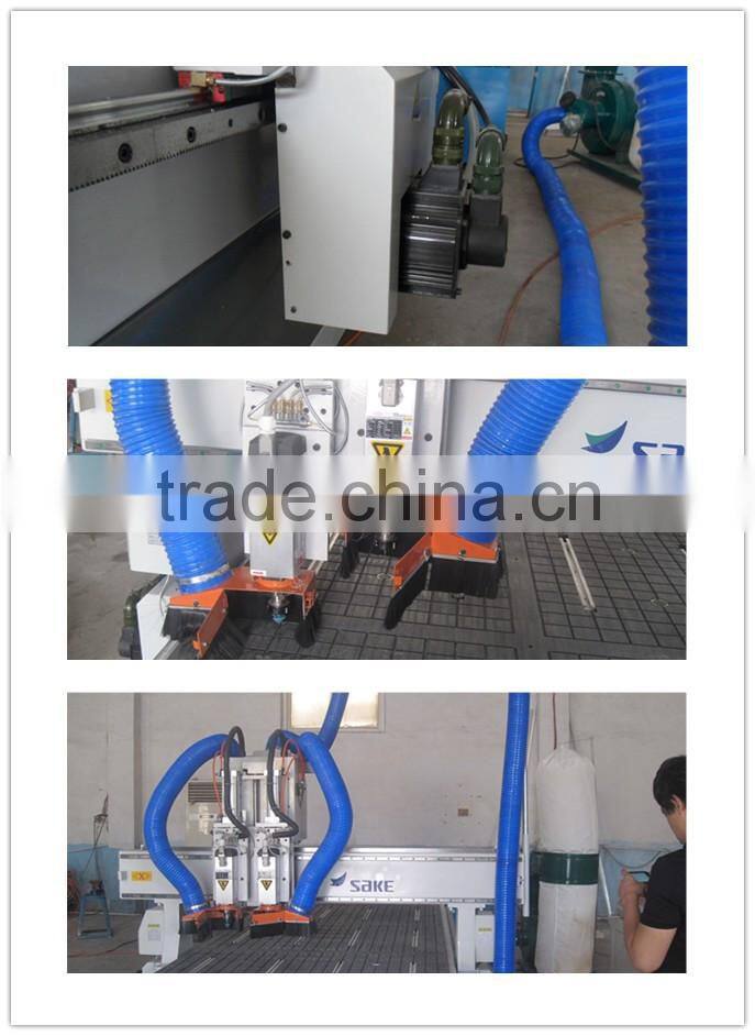 cnc woodworking engraving machine with Japan Yaskawa servo motor