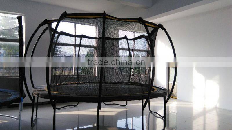 hot sale big round jumping trampoline with safety net