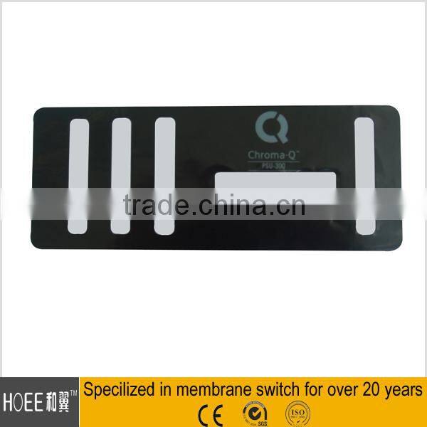 no button membrane overlay cutting hole sticker panel graphic overlay