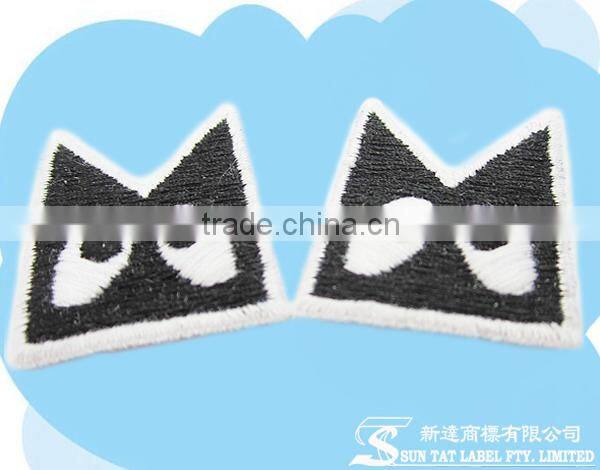 Laser Cut Edged Custom Logo Embroidered Patch