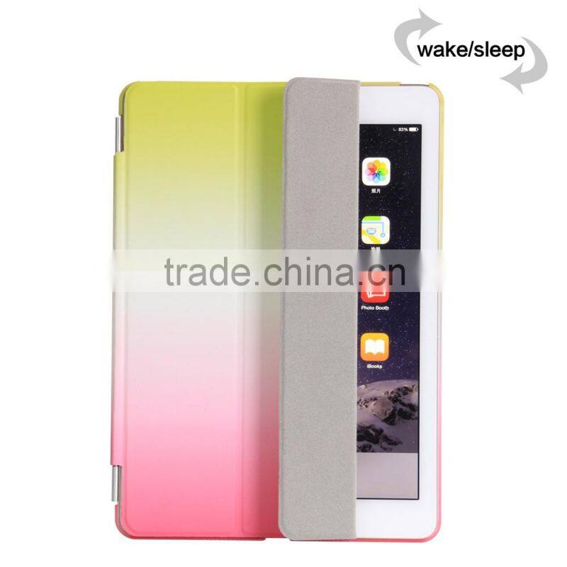 Factory Price Rainbow Color Fancy New Smart Case For Ipad Pro 9.7