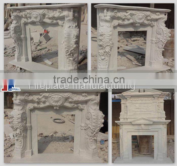 Contemporary Modern Marble Fireplace Mantel designs
