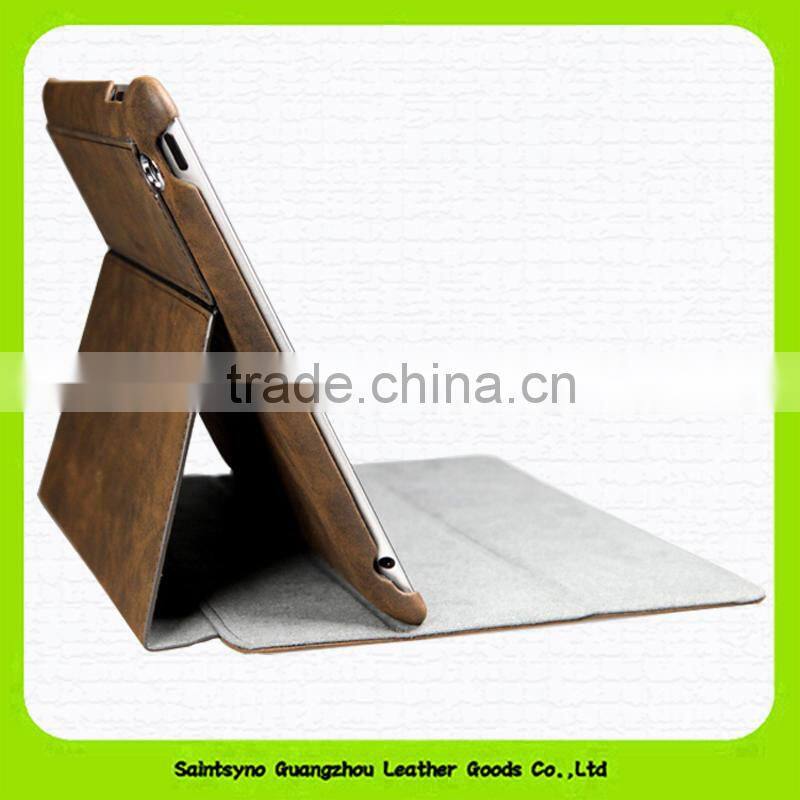 Deep Brown Leather Case For Ipad Or 9 Inch Tablet PC 15039