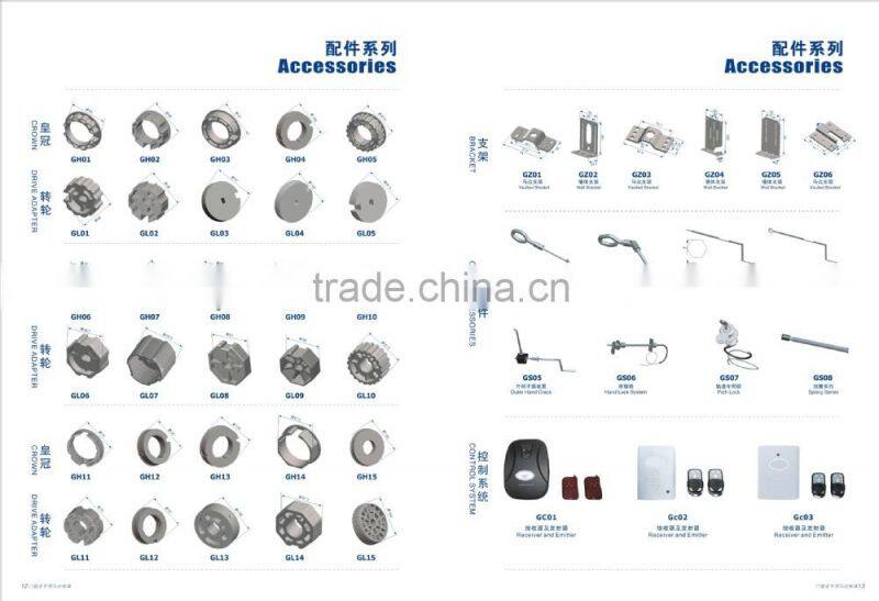Dia 59mm roller shutter tube motor