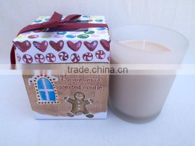 colorful gift candles with natural scent