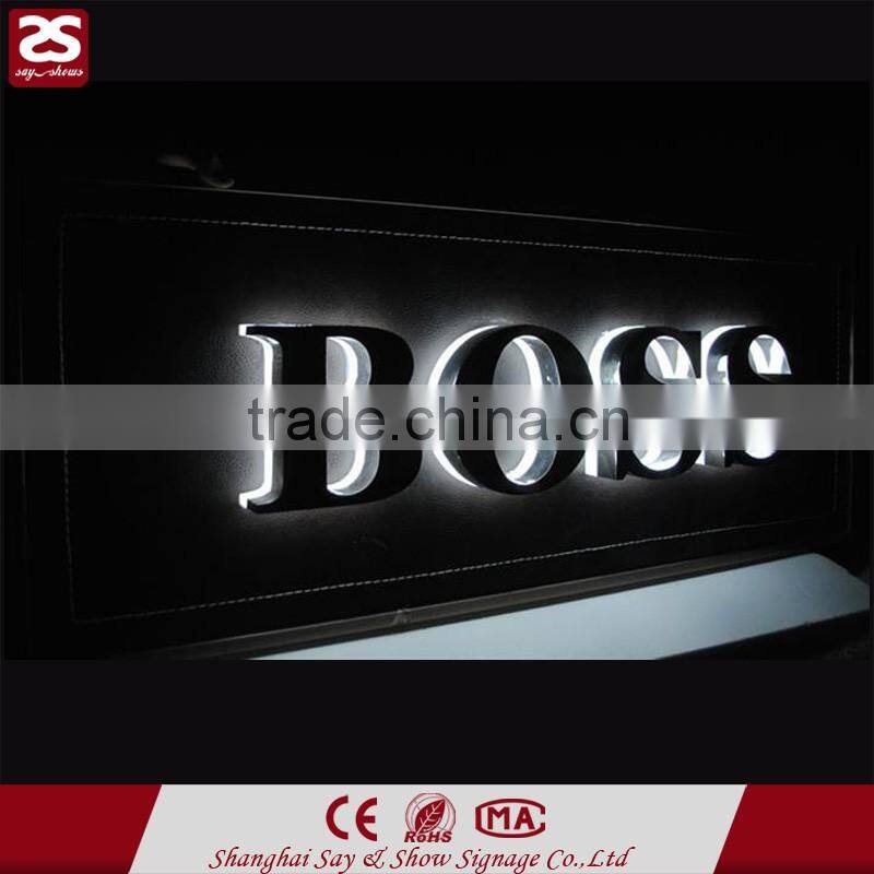 Cheap price oudtoor led backlit sign 3d lighted channel letters