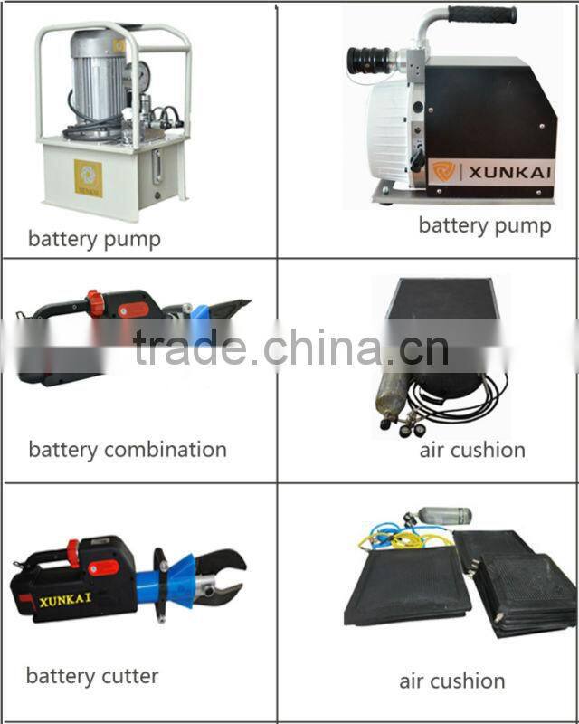 Integrated battery rescue tools forcible entry tools battery rebar cutter