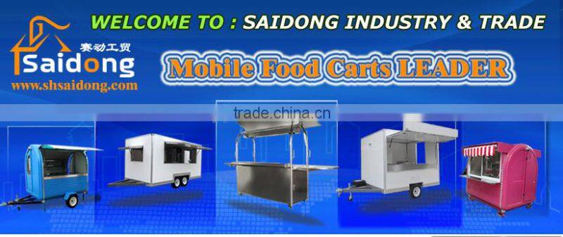 china food cart commercial hot dog cart mobile food cart