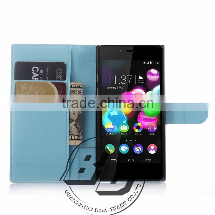 New Arrival Popular Magnetic flip leather wallet case with card slots For Wiko Highway star 4G pu case lowest price