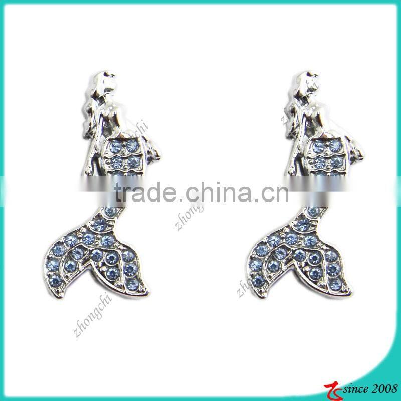 Jewelry Making Zinc Alloy Metal 10MM Christmas Tree Slider Charm