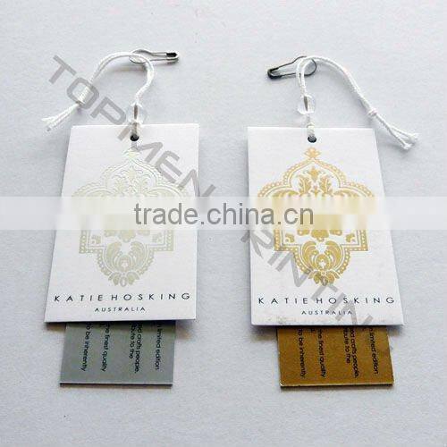 157g Coated Paper Printable Hang Tags for Clothing