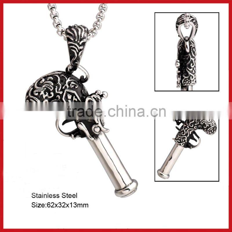 Fashion Stock Stainless Steel Butterfly Mask Pendant FP50017