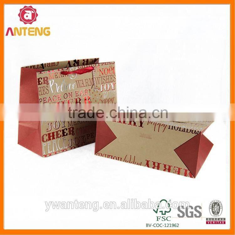 2016 high quality custom design paper Euro tote bag