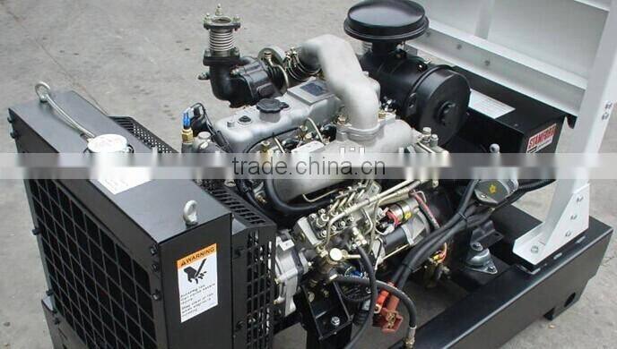 Isuzu 4JB1TA PI144K Stamford brushless 35kW Enclosed diesel generator