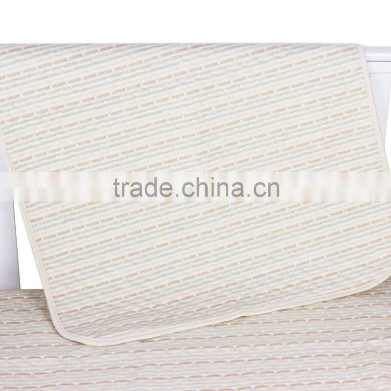 Super Soft and Natural Colored Cotton Changing Mat