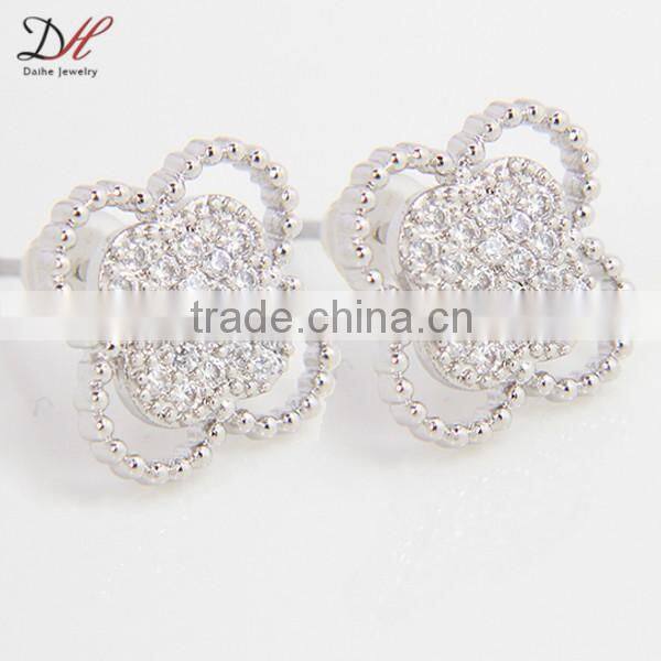 daihe copper shining invisible earrings