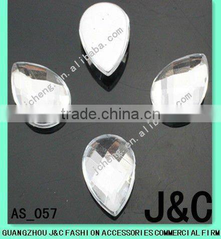 garment accessories crystal round shape acrylic stone