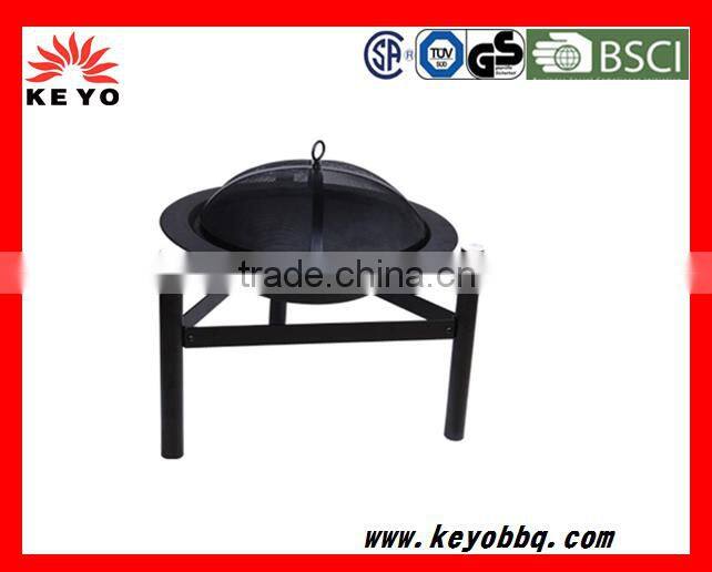 KEYO hot sale round 26 inch indoor fire pit