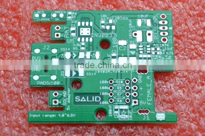 Empty PCB Board for Arduino Solar Charger shield -LiPo rider
