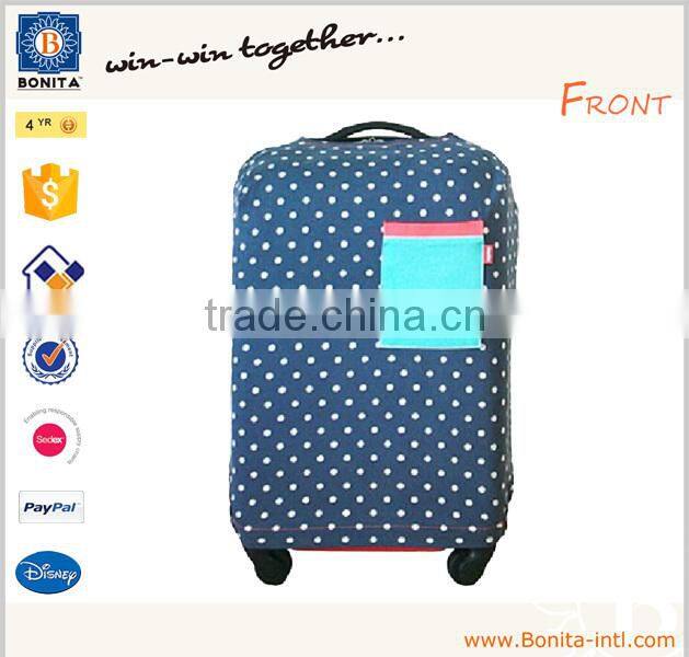 Spandex protective cover luggage Hot sale Luggage cover with printing