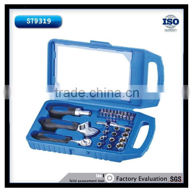 38Pcs Blue Transparent Case Tools,Protable Repair Tool Set
