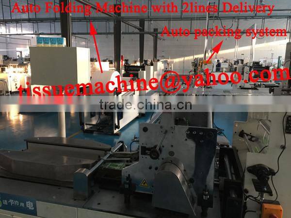 No Need Worker A to Z Pocket Tissue Fully Automatic Handkerchief Production Line
