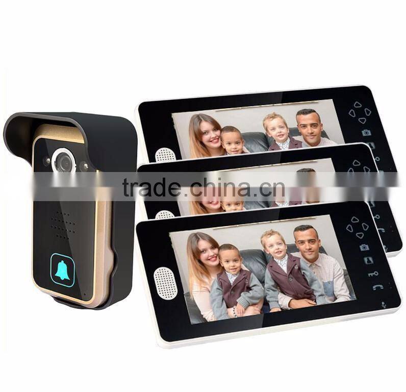 7inch Handfree Color Screen Video Doorbell Video Door Phone for villa