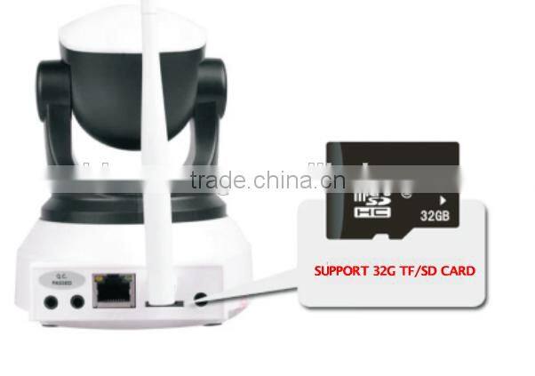 Color Camera 32G SD Card Recording IP Camera