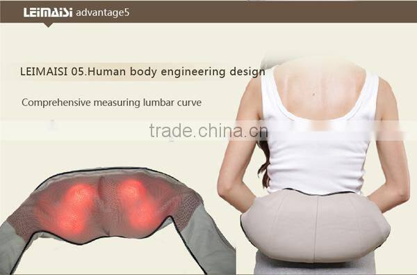 TUV Ruian LEIMAISI PU OEM home kneading body portable massage belt