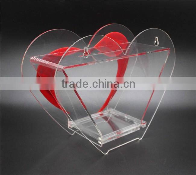 wholesale acrylic lockable donation box