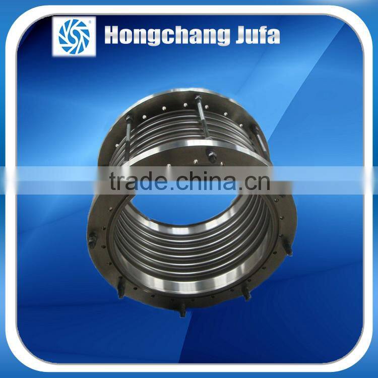 Double steel flange end high pressure metal bellows pipe joint