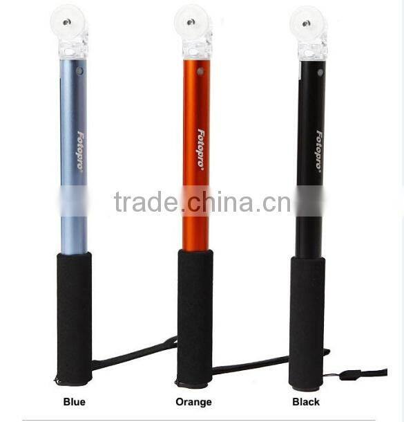 Extendable Handheld Selfie Monopod Stick for Camera with 1/4 Inch Screw Hole and Adjustable Smartphone Adapter