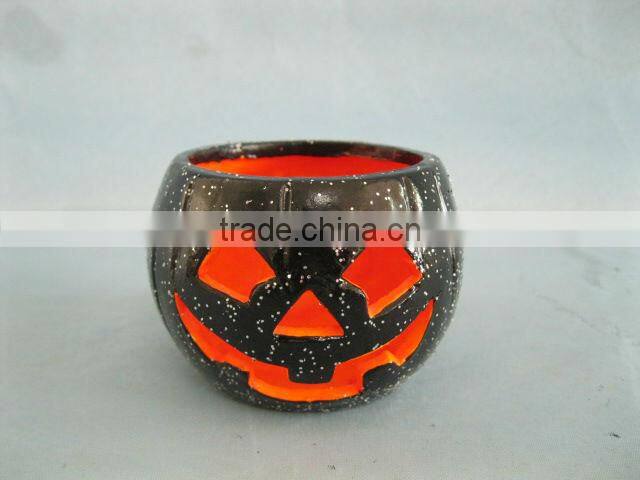 pottery halloween pumpkin