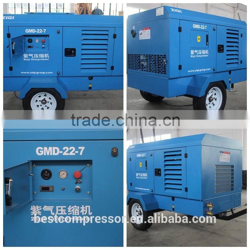 Portable air compressor for spray painting