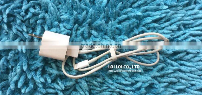 White Eco-friendly Natural Rubber Band / Elastic and Unbreakable bands