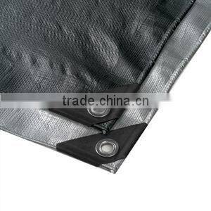 Heavy Duty Silver Black Tarps,10' x 12' Silver Black Heavy Duty Sunshield Tarp