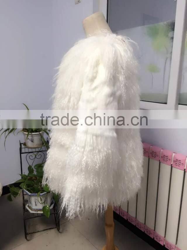 fashion tibet lamb fur coat for women TC01