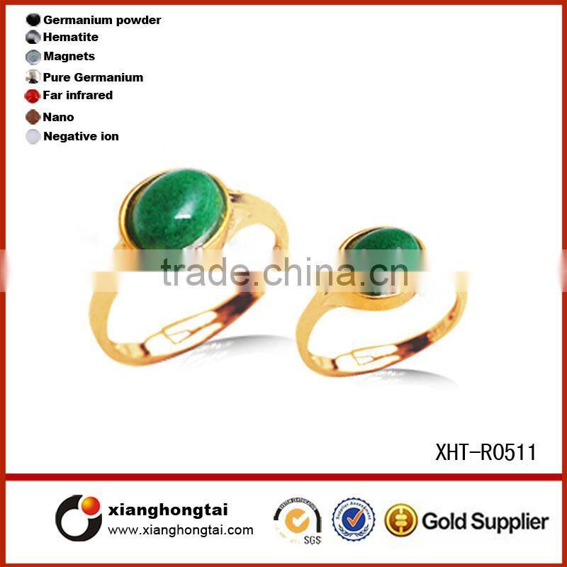 Bio Magnetic Stainless Steel indian sapphire rings