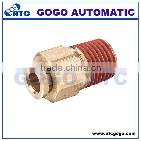 New coming hotsale brass pneumatic push lock tube fittings