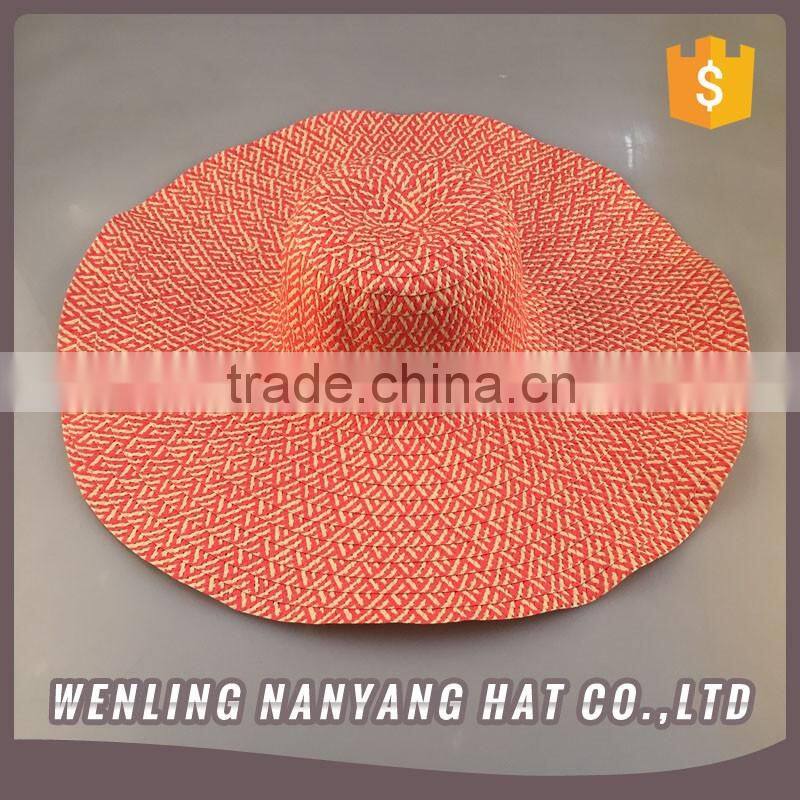 Women Top Hat Visor Straw Hats New Fashion Paper Braid Sombrero Large Brim Summer Hat