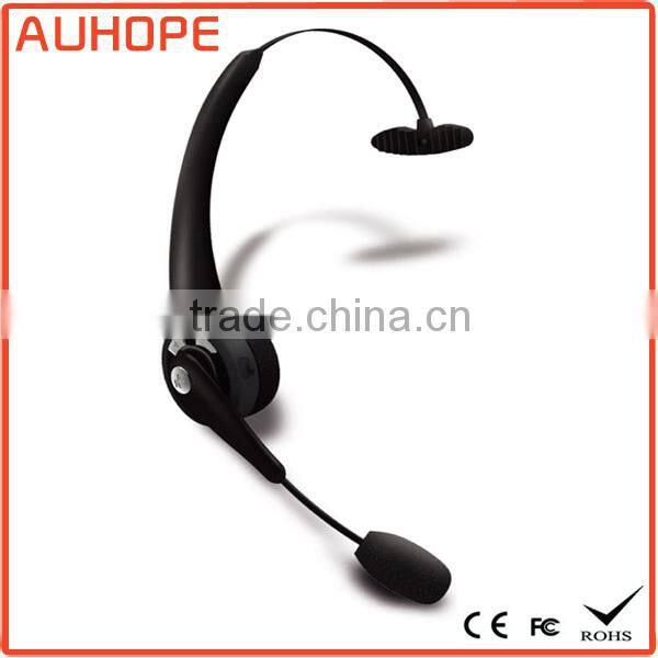 NFC pairing multi-point 5 hours talk time smart microphone single-side headband bluetooth headset with 10m effective range