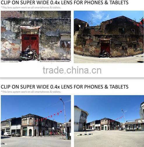 Camera 0.4X super wide angle lens for iphone4 iphone5 samsung htc lens