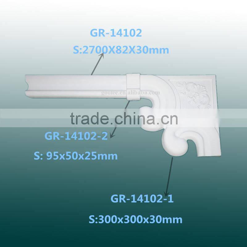 Modern Classical House Design Corner and Frame Ornament Mouldings/ Polyurethane Panel Mouldings