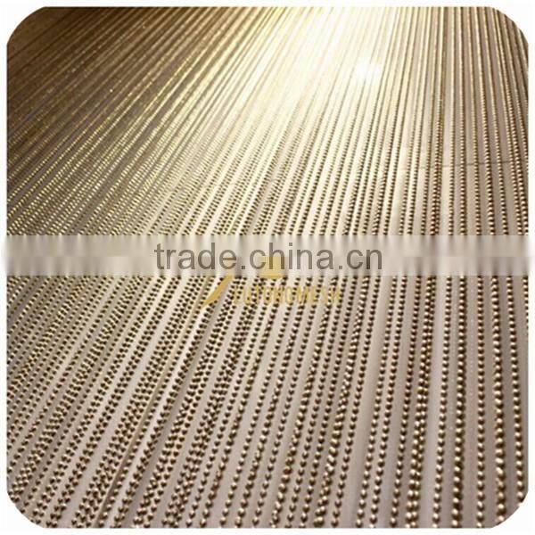 metal bead curtain for space divider and architectural usage