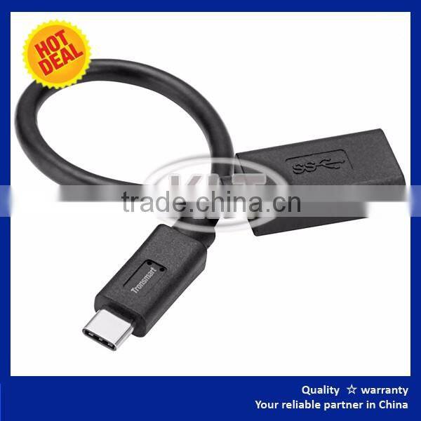 Type-C Male to USB 3.0 Type A Female Adapter OTG Data Cable For Macbook Black