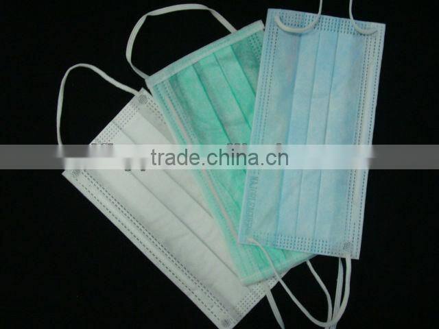 Disposable Flat Face Mask With Earloop