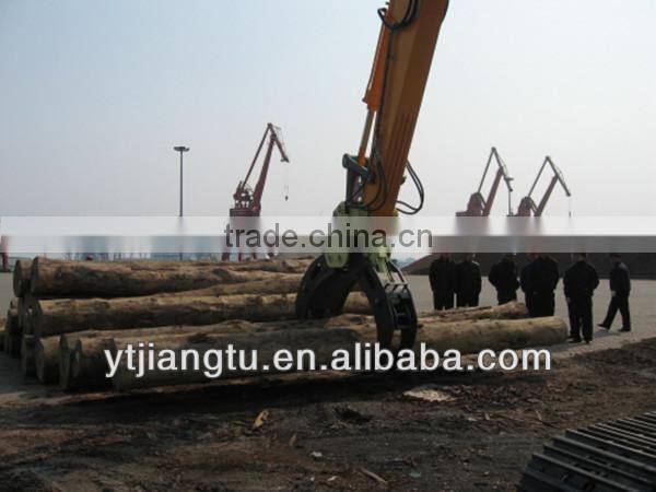 Jiangtu Rotary Timber Grapple For 4-40 ton Excavator
