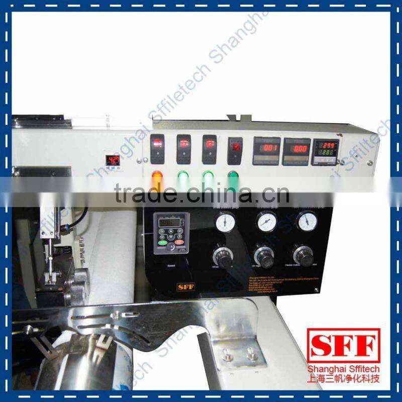 laser slitting machine for filter bag production line
