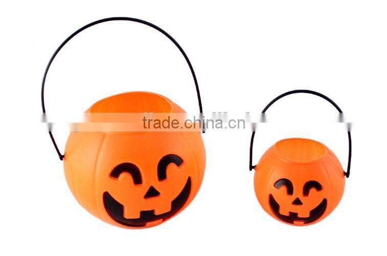 Hot sale Halloween mask Halloween pumpkin bucket lighted Halloween bucket